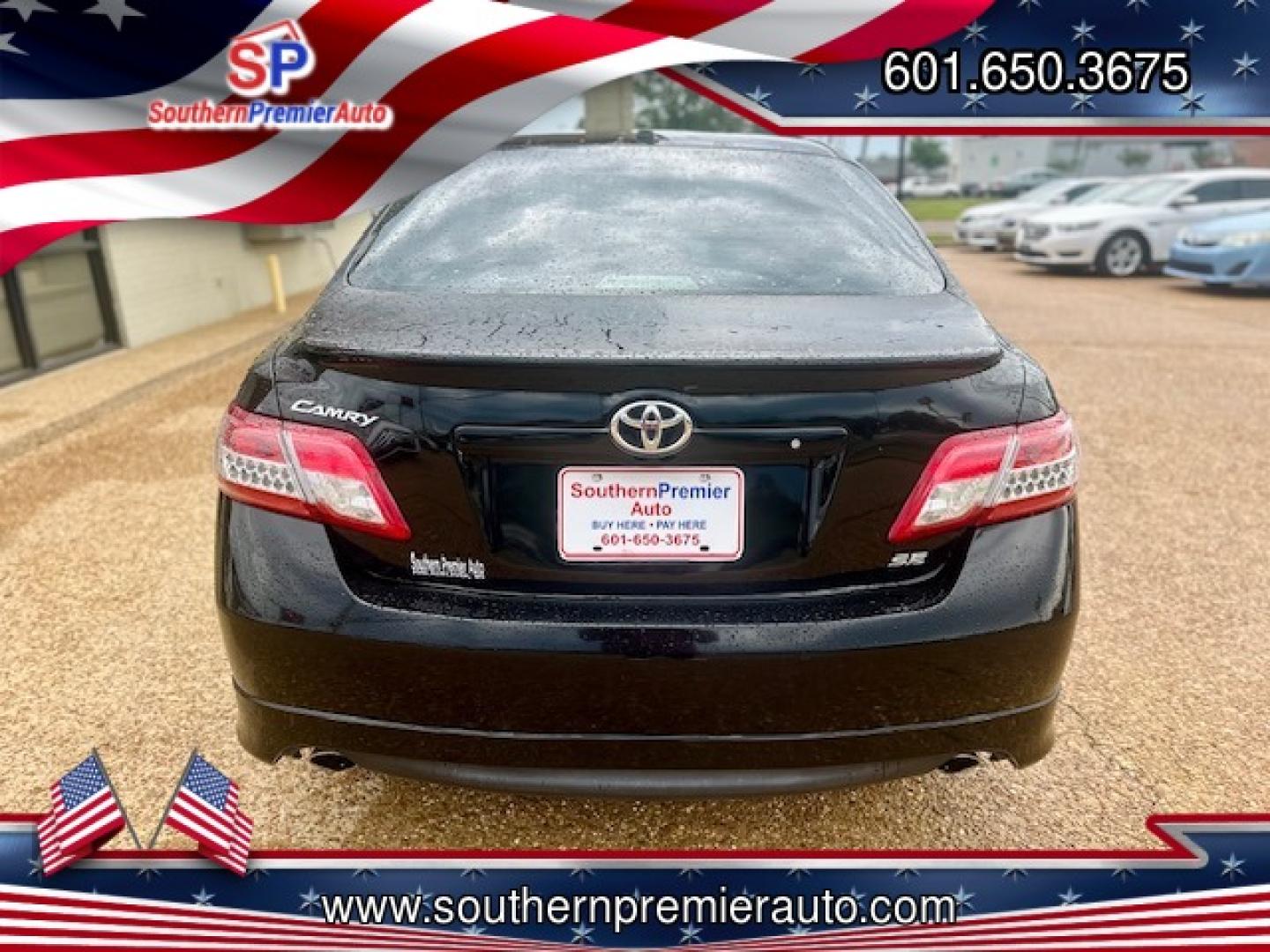 2011 BLACK TOYOTA CAMRY BASE; SE; LE; (4T1BF3EK6BU) , located at 922 W. Beacon St., Philadelphia, MS, 39350, (601) 650-3675, 32.770447, -89.127151 - Photo#4