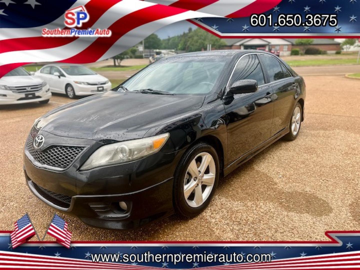 2011 BLACK TOYOTA CAMRY BASE; SE; LE; (4T1BF3EK6BU) , located at 922 W. Beacon St., Philadelphia, MS, 39350, (601) 650-3675, 32.770447, -89.127151 - Photo#2