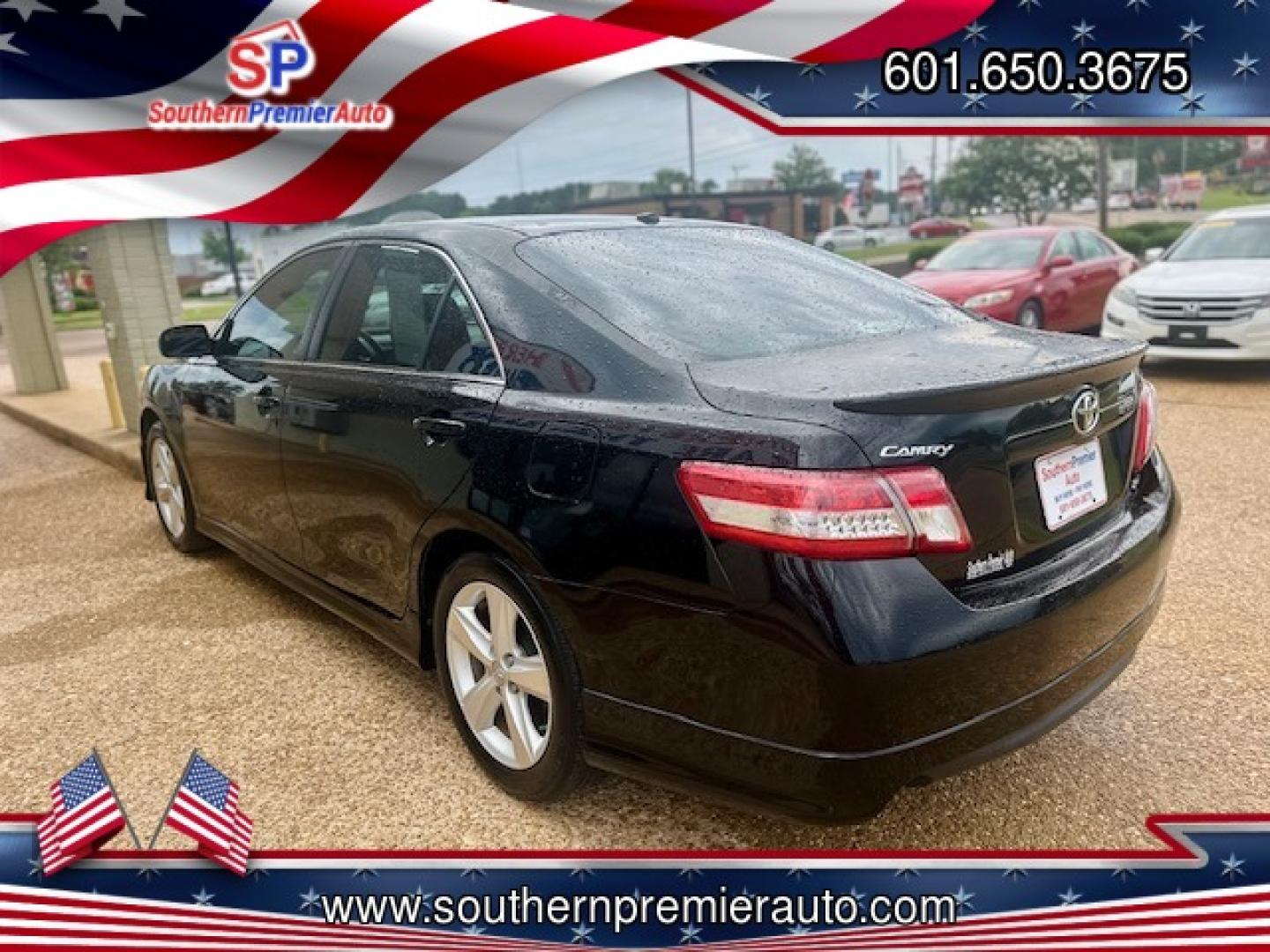 2011 BLACK TOYOTA CAMRY BASE; SE; LE; (4T1BF3EK6BU) , located at 922 W. Beacon St., Philadelphia, MS, 39350, (601) 650-3675, 32.770447, -89.127151 - Photo#3