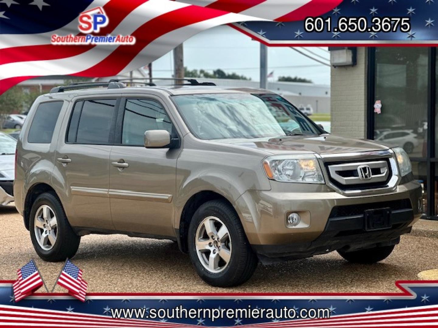 2010 TAN HONDA PILOT EXL (5FNYF3H52AB) , located at 922 W. Beacon St., Philadelphia, MS, 39350, (601) 650-3675, 32.770447, -89.127151 - Photo#0