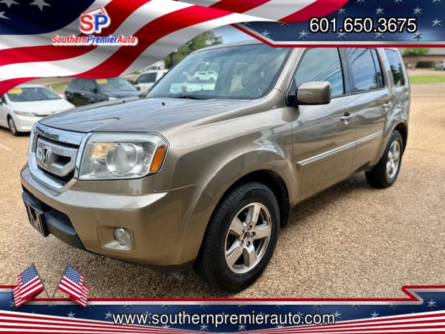 2010 TAN HONDA PILOT EXL (5FNYF3H52AB) , located at 922 W. Beacon St., Philadelphia, MS, 39350, (601) 650-3675, 32.770447, -89.127151 - Photo#2