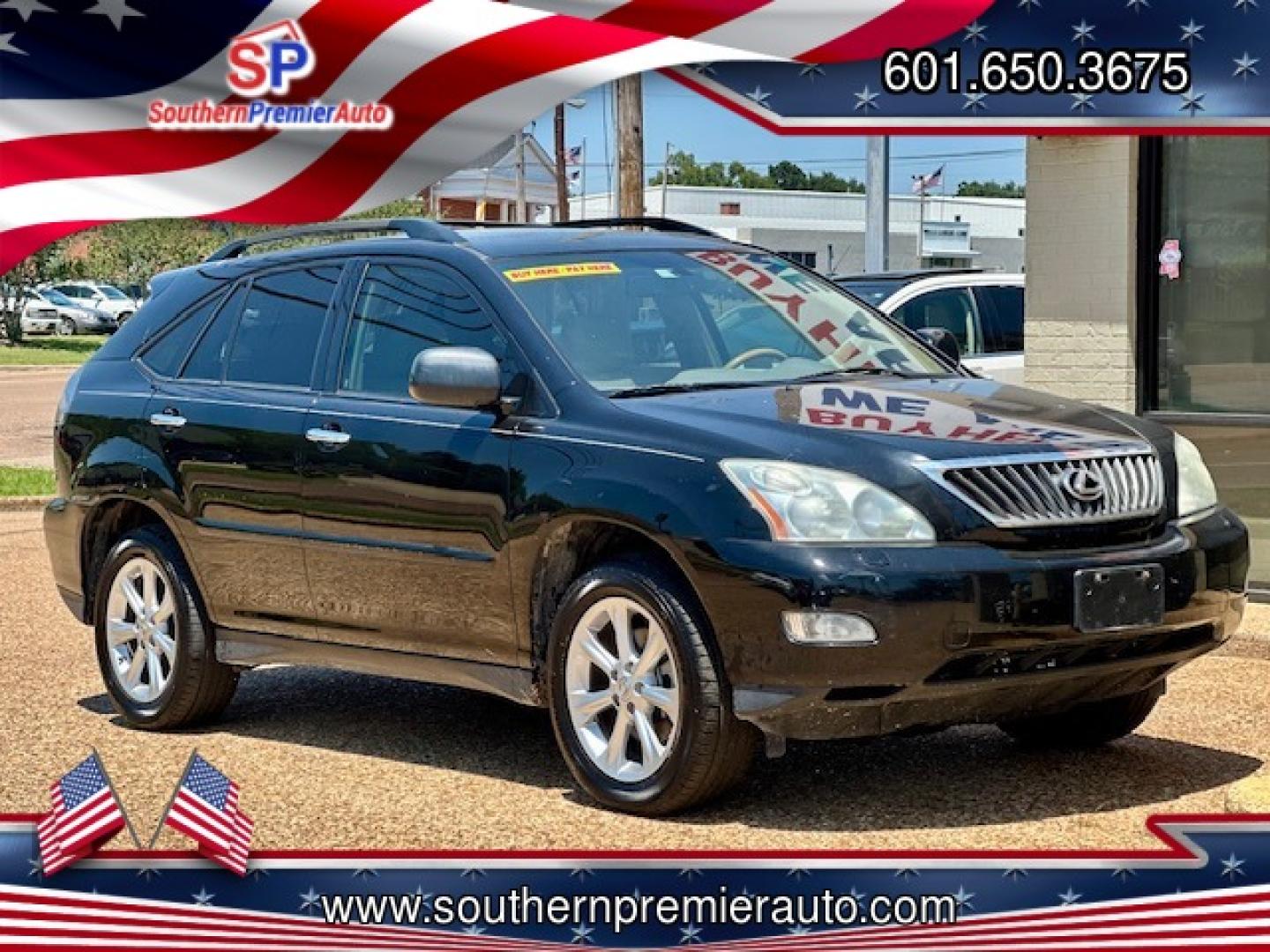 2009 BLACK /Tan leather LEXUS RX 350 BASE BASE (2T2GK31U99C) with an 3.5L V6 DOHC 24V engine, 5-Speed Automatic Overdrive transmission, located at 922 W. Beacon St., Philadelphia, MS, 39350, (601) 650-3675, 32.770447, -89.127151 - Title: 2009 Lexus RX 350 Year: 2009 Make: Lexus Model: RX 350 Engine: 3.5L V6 DOHC 24V Body: SPORT UTILITY 4-DR Transmission: 5-Speed Automatic Overdrive Drive Type: FWD Mpg City: 18 Mpg: 23 Trim: FWD - Photo#0