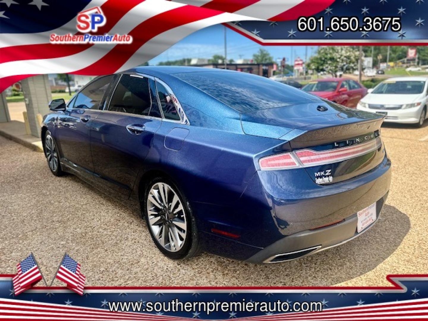 2017 BLUE LINCOLN MKZ RESERVE (3LN6L5E96HR) , located at 922 W. Beacon St., Philadelphia, MS, 39350, (601) 650-3675, 32.770447, -89.127151 - Photo#3