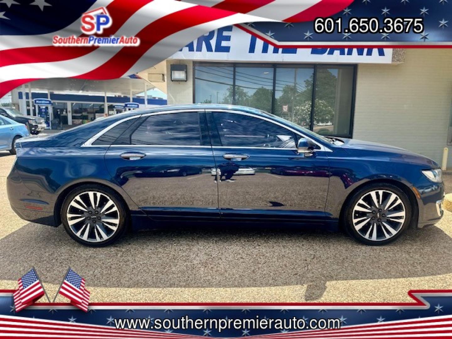 2017 BLUE LINCOLN MKZ RESERVE (3LN6L5E96HR) , located at 922 W. Beacon St., Philadelphia, MS, 39350, (601) 650-3675, 32.770447, -89.127151 - Photo#6