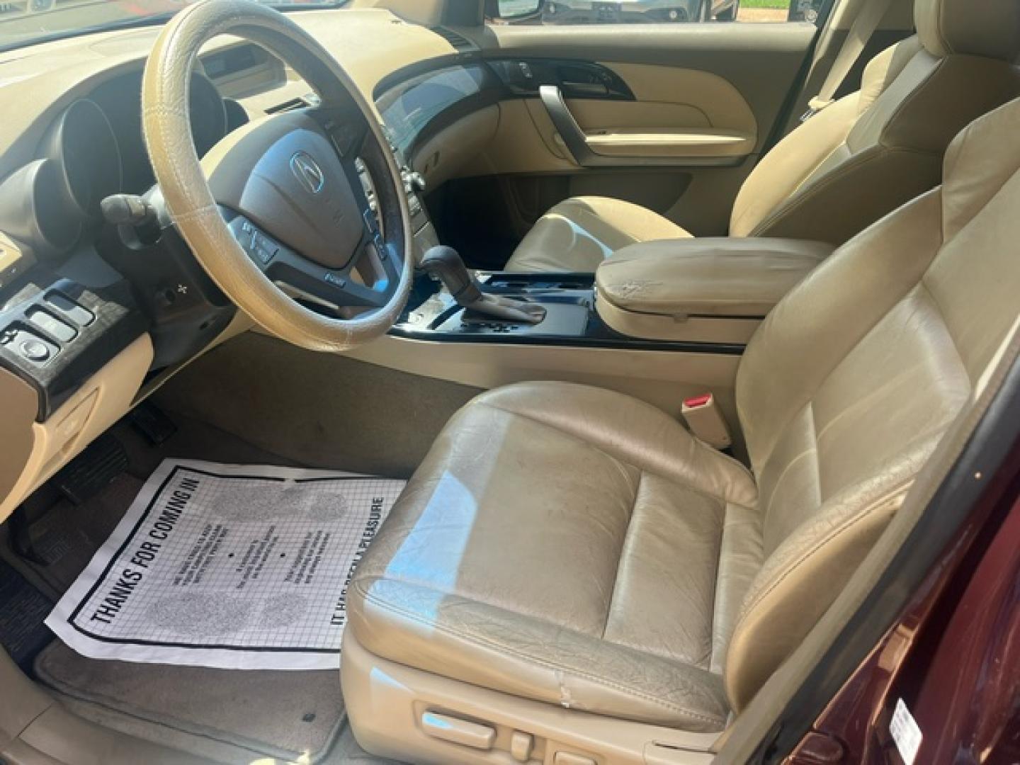 2008 BURGANDY /Tan ACURA MDX BASE Base w/ Leather seats (2HNYD28218H) with an 3.5L V6 SOHC 24V engine, 5-Speed Automatic Overdrive transmission, located at 922 W. Beacon St., Philadelphia, MS, 39350, (601) 650-3675, 32.770447, -89.127151 - 2008 Acura MDX Base Engine:3.5L V6 SOHC 24V Body: SPORT UTILITY 4-DR Transmission: 5-Speed Automatic Overdrive Drive Type: AWD Mpg City: 15 Seats: 7 w/ Third row Mpg: 20 Third Row Seating - Photo#9