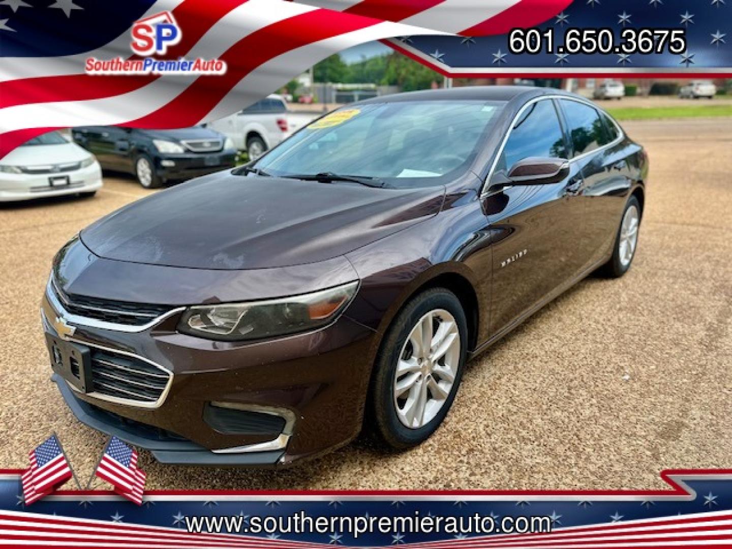 2016 BROWN CHEVROLET MALIBU LT (1LT) (1G1ZE5ST2GF) , located at 922 W. Beacon St., Philadelphia, MS, 39350, (601) 650-3675, 32.770447, -89.127151 - Photo#2