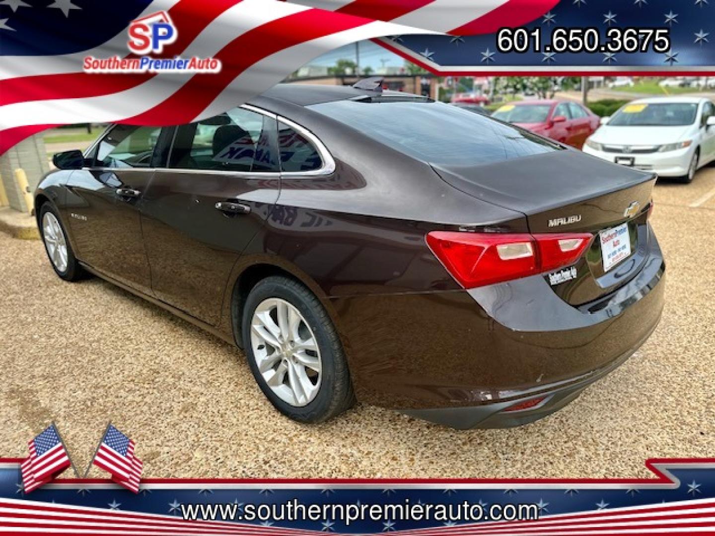 2016 BROWN CHEVROLET MALIBU LT (1LT) (1G1ZE5ST2GF) , located at 922 W. Beacon St., Philadelphia, MS, 39350, (601) 650-3675, 32.770447, -89.127151 - Photo#3