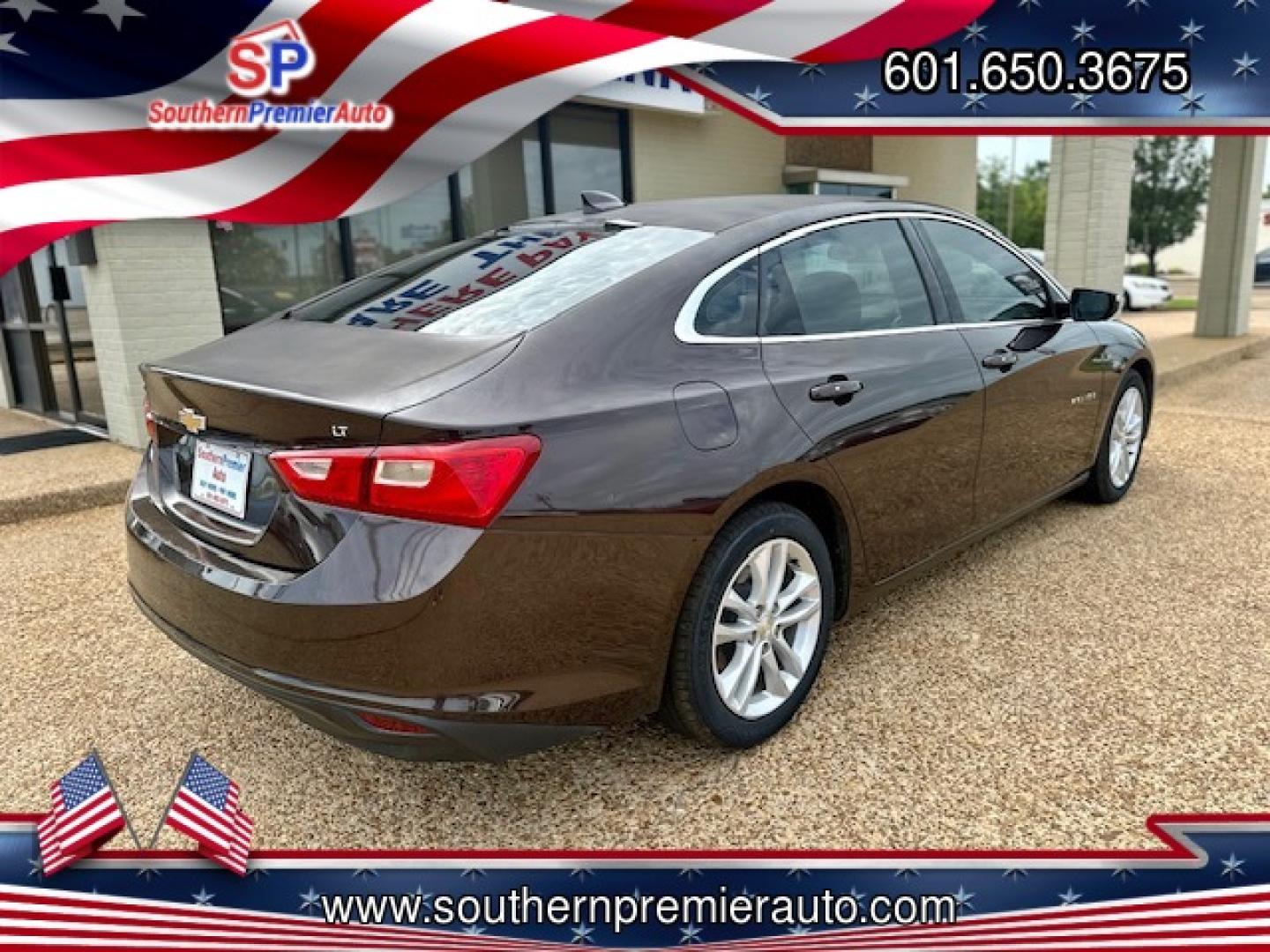 2016 BROWN CHEVROLET MALIBU LT (1LT) (1G1ZE5ST2GF) , located at 922 W. Beacon St., Philadelphia, MS, 39350, (601) 650-3675, 32.770447, -89.127151 - Photo#5