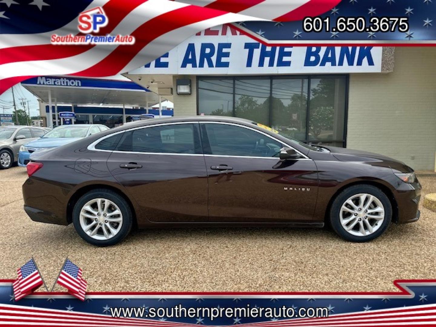 2016 BROWN CHEVROLET MALIBU LT (1LT) (1G1ZE5ST2GF) , located at 922 W. Beacon St., Philadelphia, MS, 39350, (601) 650-3675, 32.770447, -89.127151 - Photo#6