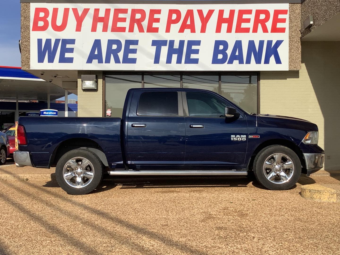 2015 BLUE /Grey RAM 1500 SLT; BIG HORN; (1C6RR7LM5FS) with an 3.0L engine, located at 922 W. Beacon St., Philadelphia, MS, 39350, (601) 650-3675, 32.770447, -89.127151 - 2015 RAM 1500 SLT Crew Cab SWB 4WD Year:2015 Make:RAM Model:1500 Engine:3.0L V6 DIESEL Body:CREW CAB PICKUP 4-DR Transmission:6-Speed Automatic Drive Type:4WD Mpg City:16 Mpg:23 Trim:SLT Crew Cab SWB Complimentary Warranty! Complimentary Oil Changes ! - Photo#0