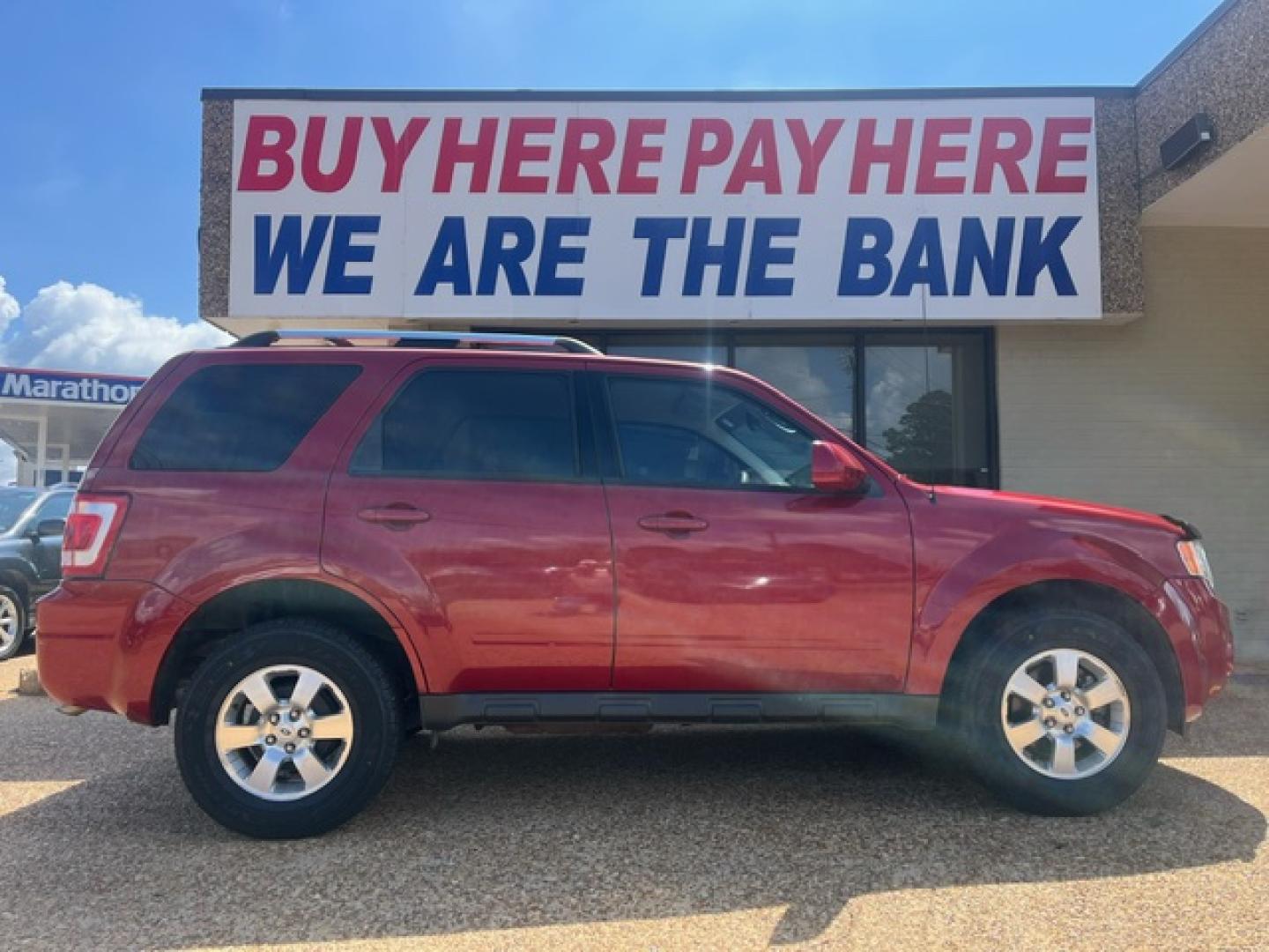 2011 RED FORD ESCAPE LIMITED Limited (1FMCU0EGXBK) with an 3.0L V6 DOHC 24V engine, 6- Speed automatic transmission, located at 922 W. Beacon St., Philadelphia, MS, 39350, (601) 650-3675, 32.770447, -89.127151 - Title: 2011 Ford Escape Limited Year: 2011 Make: Ford Model: Escape Engine: 3.0L V6 DOHC 24V Body: SPORT UTILITY 4-DR Transmission: 6-Speed Automatic Drive Type: FWD Mpg City: 21 Mpg: 28 Trim: Limited - Photo#0