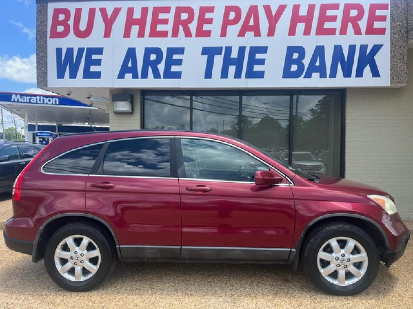 2009 RED HONDA CR-V EX-L EX-L (5J6RE38739L) with an 2.4L L4 DOHC 16V engine, 5-Speed Automatic transmission, located at 922 W. Beacon St., Philadelphia, MS, 39350, (601) 650-3675, 32.770447, -89.127151 - Title: 2009 Honda CR-V EX-L Year: 2009 Make: Honda Model: CR-V Engine: 2.4L L4 DOHC 16V Body: SPORT UTILITY 4-DR Transmission: 5-Speed Automatic Overdrive Drive Type: FWD Mpg City: 20 Mpg: 27 Trim: EX-L 2WD - Photo#0