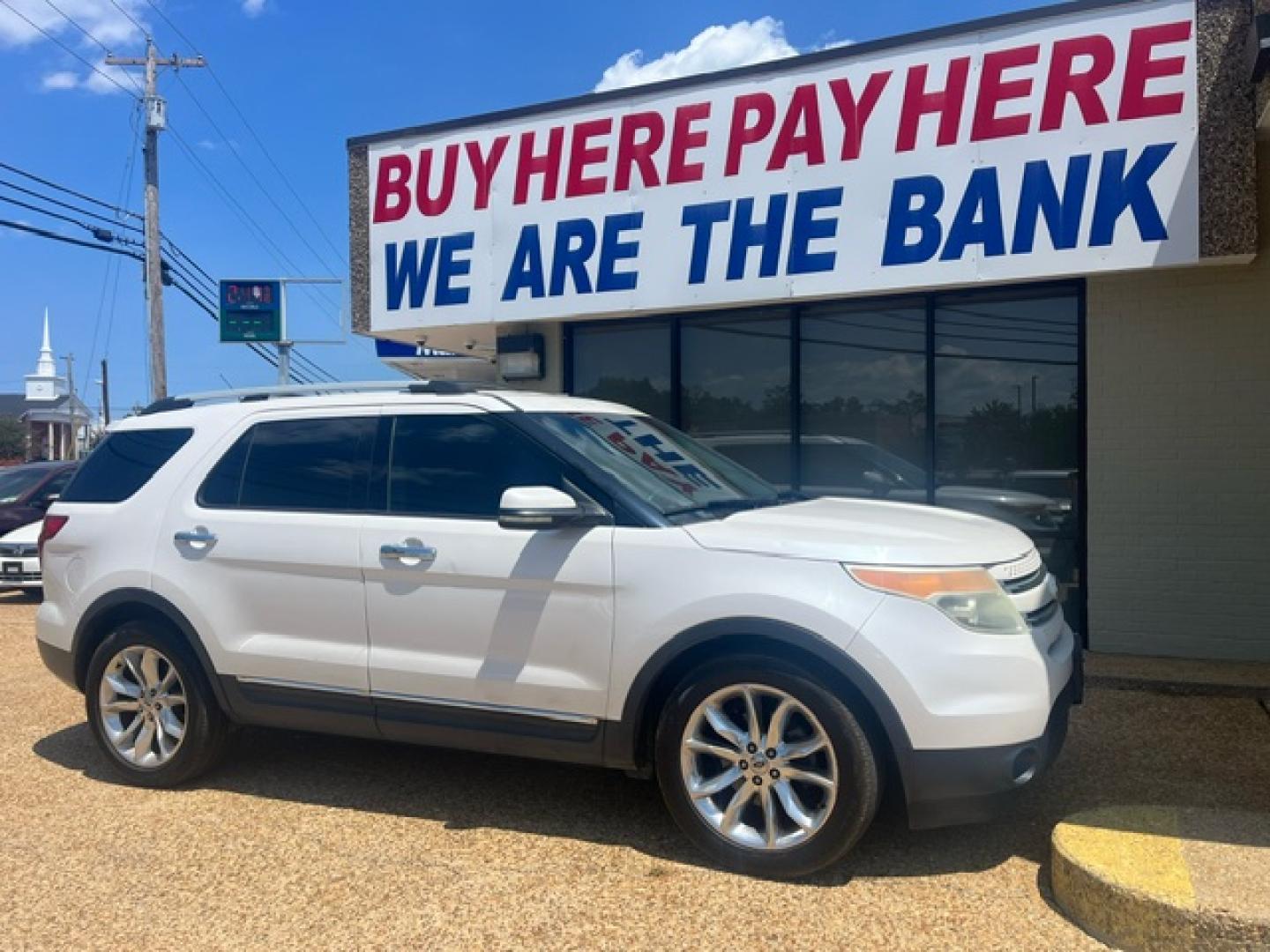 2011 WHITE /Black/ Brown leather FORD EXPLORER LIMITED Limited (1FMHK7F84BG) with an 3.5L V6 DOHC 24V engine, 6-Speed Automatic transmission, located at 922 W. Beacon St., Philadelphia, MS, 39350, (601) 650-3675, 32.770447, -89.127151 - Title: 2011 Ford Explorer Limited Year: 2011 Make: Ford Model: Explorer Engine: 3.5L V6 DOHC 24V Body: SPORT UTILITY 4-DR Transmission: 6-Speed Automatic Drive Type: FWD Mpg City: 17 Mpg: 23 Trim: Limited - Photo#0