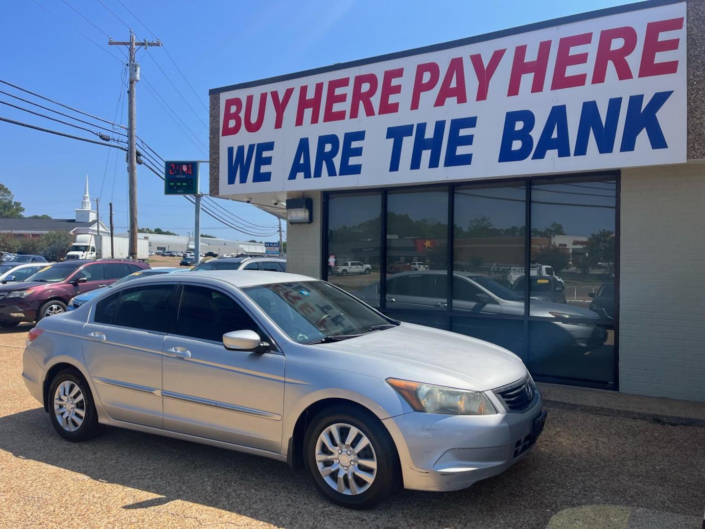 2010 SILVER HONDA ACCORD LX LX (1HGCP2F38AA) with an 2.0L L4 DOHC 16V engine, 6-Speed Automatic transmission, located at 922 W. Beacon St., Philadelphia, MS, 39350, (601) 650-3675, 32.770447, -89.127151 - Title: 2010 Honda Accord LX Year: 2010 Make: Honda Model: Accord Engine: 2.4L L4 DOHC 16V Body: SEDAN Transmission: 5-Speed Automatic Drive Type: FWD Mpg City: 26 Mpg: 30 Trim: LX - Photo#0