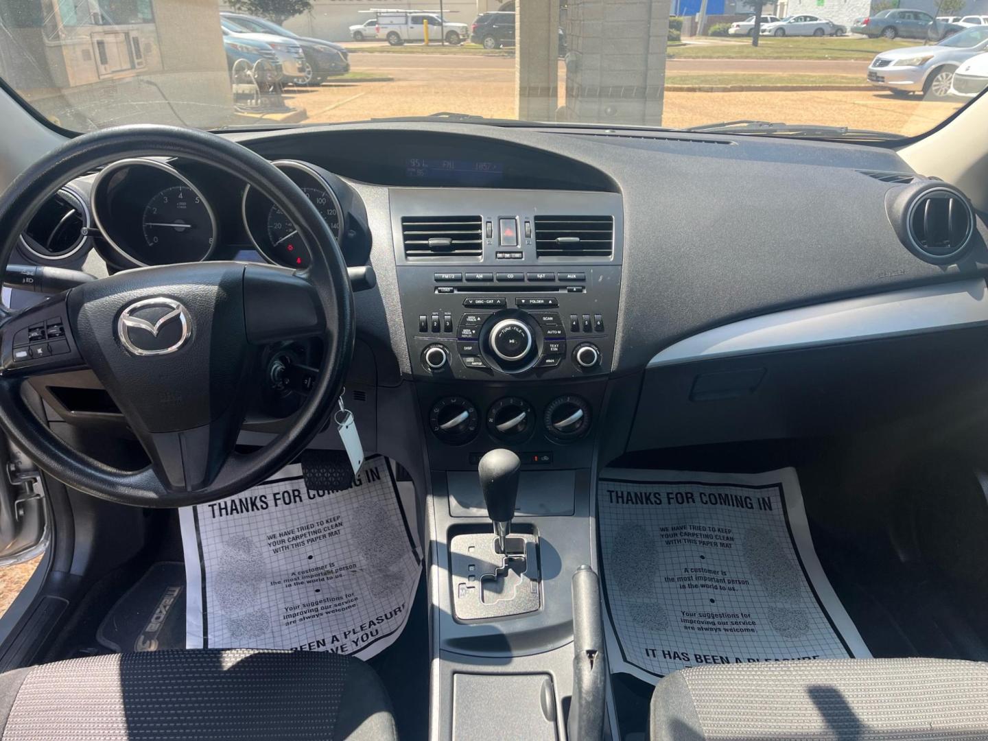 2013 GRAY MAZDA MAZDA3 I SV Sport (JM1BL1TF6D1) with an 2.0L L4 DOHC 16V engine, 6-Speed Automatic transmission, located at 922 W. Beacon St., Philadelphia, MS, 39350, (601) 650-3675, 32.770447, -89.127151 - Title: 2013 Mazda MAZDA3 I SV Year: 2013 Make: Mazda Model: MAZDA3 Engine: 2.0L L4 DOHC 16V Body: SEDAN 4-DR Transmission: 6-Speed Automatic Drive Type: FWD Mpg City: 25 Mpg: 33 Trim: I SV MT - Photo#6