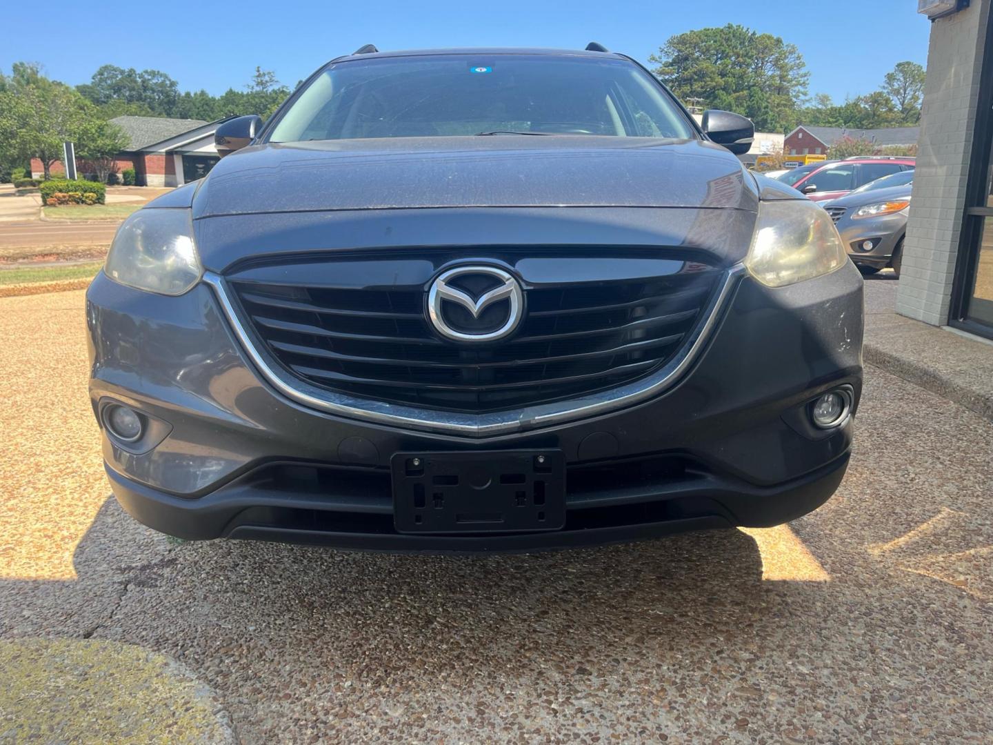 2013 GRAY MAZDA CX-9 GRAND TOURING Grand Touring (JM3TB2DAXD0) with an 3.7L V6 DOHC 24V engine, 6-Speed Automatic transmission, located at 922 W. Beacon St., Philadelphia, MS, 39350, (601) 650-3675, 32.770447, -89.127151 - Title: 2013 Mazda CX-9 Grand Touring Year: 2013 Make: Mazda Model: CX-9 Engine: 3.7L V6 DOHC 24V Body: SPORT UTILITY Transmission: 6-Speed Automatic Drive Type: FWD Mpg City: 17 Mpg: 24 Trim: Grand Touring Third Row Seating - Photo#2