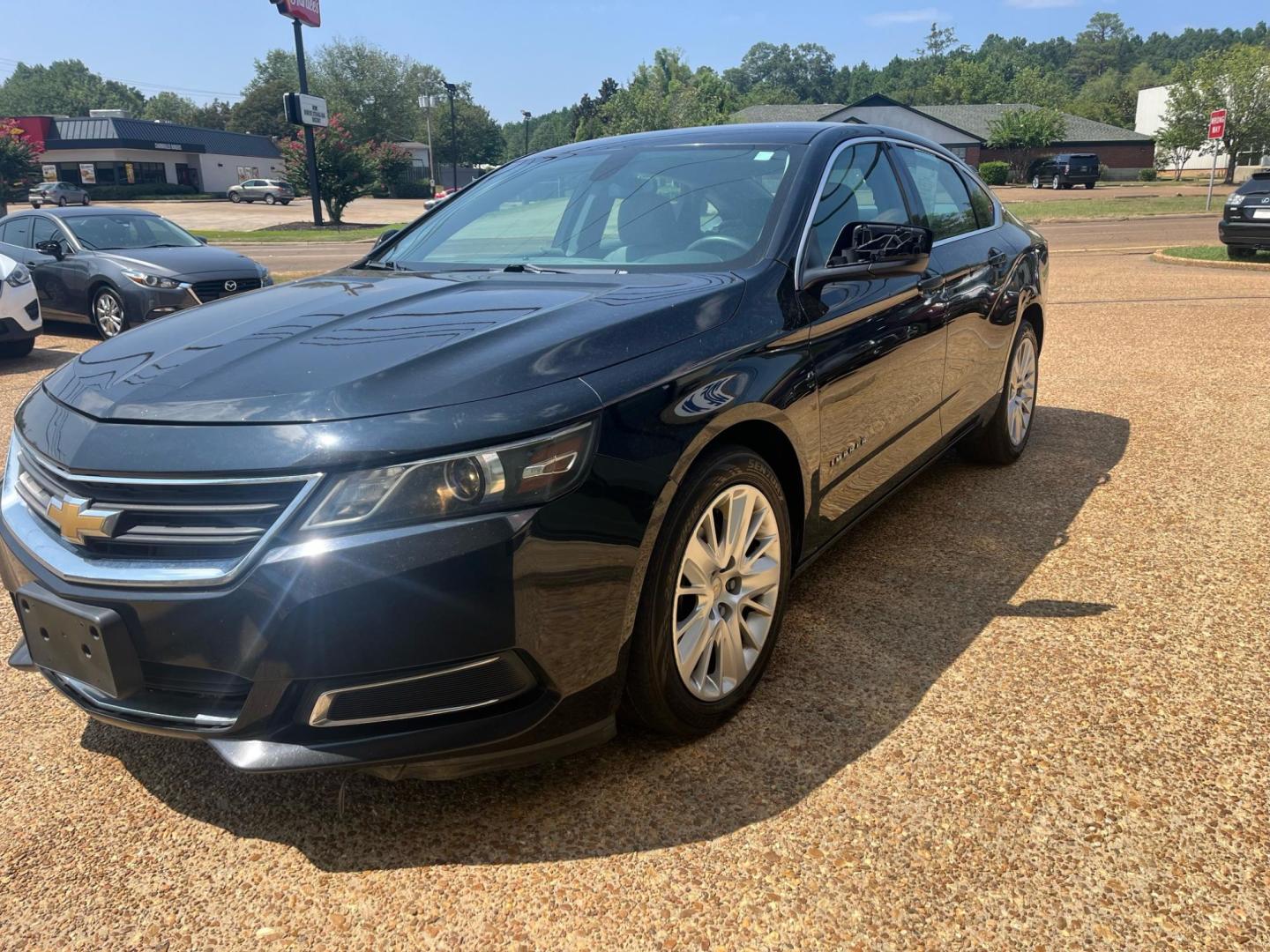 2016 BLACK /Grey CHEVROLET IMPALA LS (1LS) (2G11Z5SA7G9) , located at 922 W. Beacon St., Philadelphia, MS, 39350, (601) 650-3675, 32.770447, -89.127151 - Photo#1