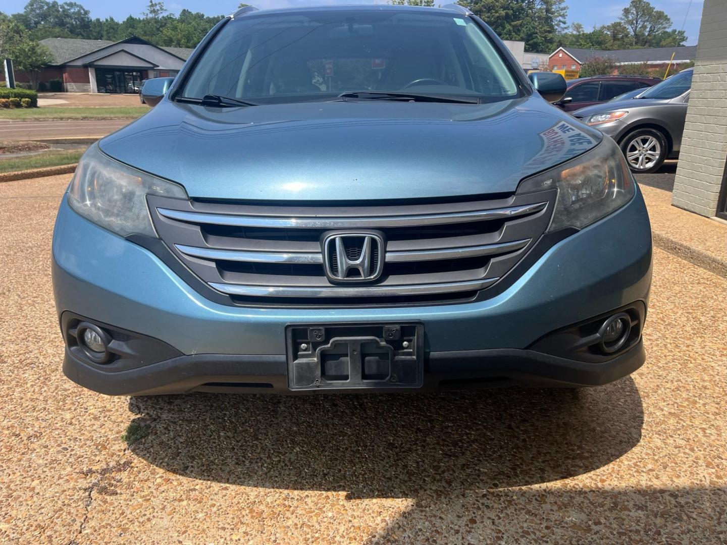 2014 BLUE HONDA CR-V EX-L (2HKRM3H71EH) , located at 922 W. Beacon St., Philadelphia, MS, 39350, (601) 650-3675, 32.770447, -89.127151 - Photo#2