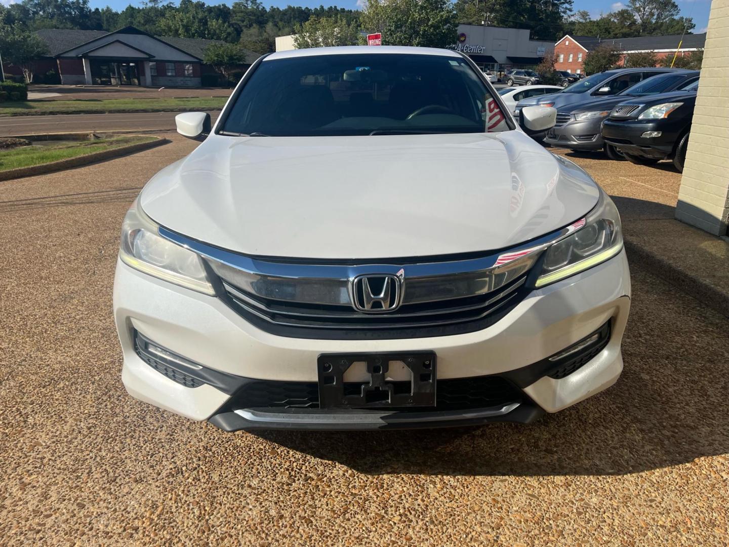 2016 WHITE HONDA ACCORD SPORT Sport (1HGCR2F57GA) with an 2.4L L4 DOHC 16V engine, CVT transmission, located at 922 W. Beacon St., Philadelphia, MS, 39350, (601) 650-3675, 32.770447, -89.127151 - Year: 2016 Make: Honda Model: Accord Engine: 2.4L L4 DOHC 16V Body: SEDAN 4-DR Transmission: CVT Drive Type: FWD Mpg City: 26 Mpg: 35 Trim: Sport Sedan - Photo#1