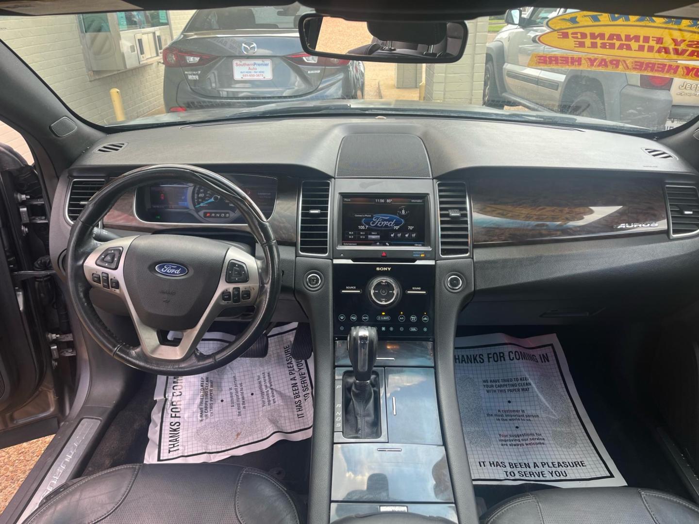 2013 GRAY /Black leather FORD TAURUS LIMITED Limited (1FAHP2F83DG) with an 3.5L V6 DOHC 24V engine, 6-Speed Automatic transmission, located at 922 W. Beacon St., Philadelphia, MS, 39350, (601) 650-3675, 32.770447, -89.127151 - Title: 2013 Ford Taurus Limited Year: 2013 Make: Ford Model: Taurus Engine: 3.5L V6 DOHC 24V Body: SEDAN 4-DR Transmission: 6-Speed Automatic Drive Type: FWD Mpg City: 19 Mpg: 29 Trim: Limited - Photo#6