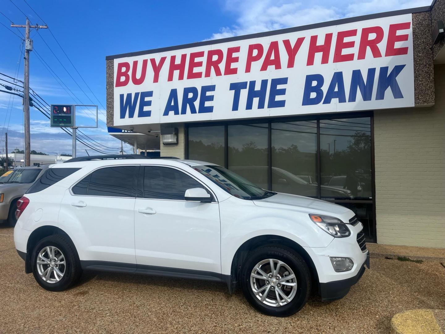 2016 WHITE CHEVROLET EQUINOX LT LT (2GNALCEK2G1) with an 2.4L L4 DOHC 16V engine, 6-Speed Automatic transmission, located at 922 W. Beacon St., Philadelphia, MS, 39350, (601) 650-3675, 32.770447, -89.127151 - Title: 2016 Chevrolet Equinox LT 2WD Year: 2016 Make: Chevrolet Model: Equinox Engine: 2.4L L4 DOHC 16V FFV Body: SPORT UTILITY 4-DR Transmission: 6A Drive Type: FWD Mpg City: 22 Mpg: 32 Trim: LT 2WD - Photo#0