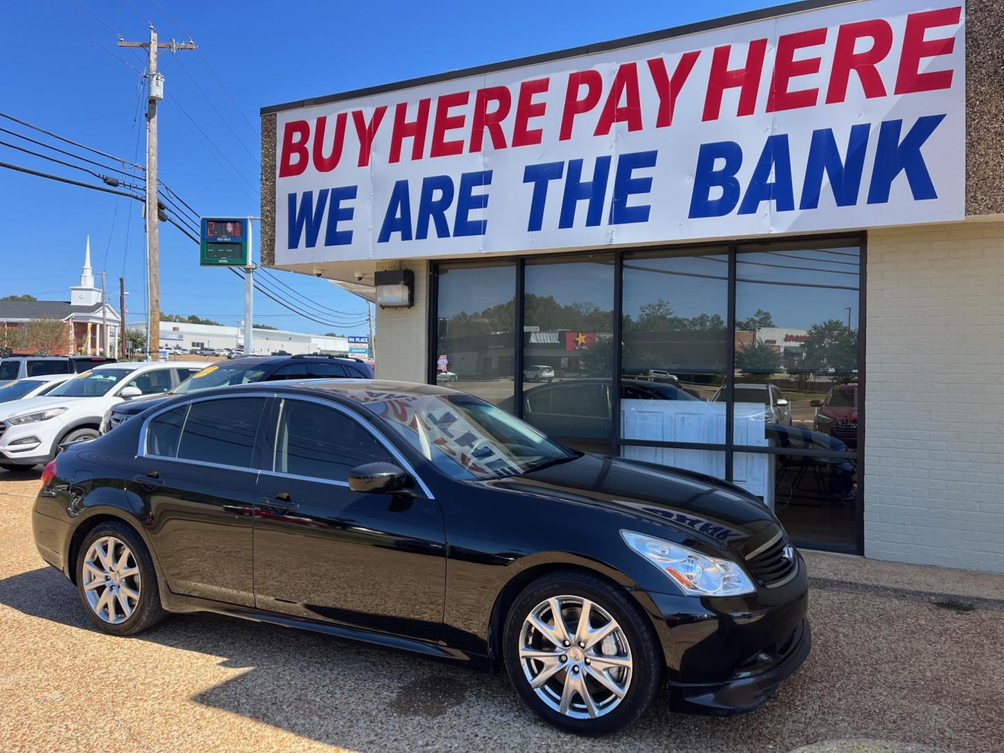 2009 BLACK INFINITI G37 BASE; SPORT; JOU G 37 SEDAN (JNKCV61E29M) with an 3.7L V6 DOHC 24V engine, 5-Speed Automatic transmission, located at 922 W. Beacon St., Philadelphia, MS, 39350, (601) 650-3675, 32.770447, -89.127151 - Title: 2009 Infiniti G 37 Sedan Year: 2009 Make: Infiniti Model: G Sedan Engine: 3.7L V6 DOHC 24V Body: COUPE 2-DR Transmission: 5-Speed Automatic Drive Type: RWD Mpg City: 18 Mpg: 26 - Photo#0