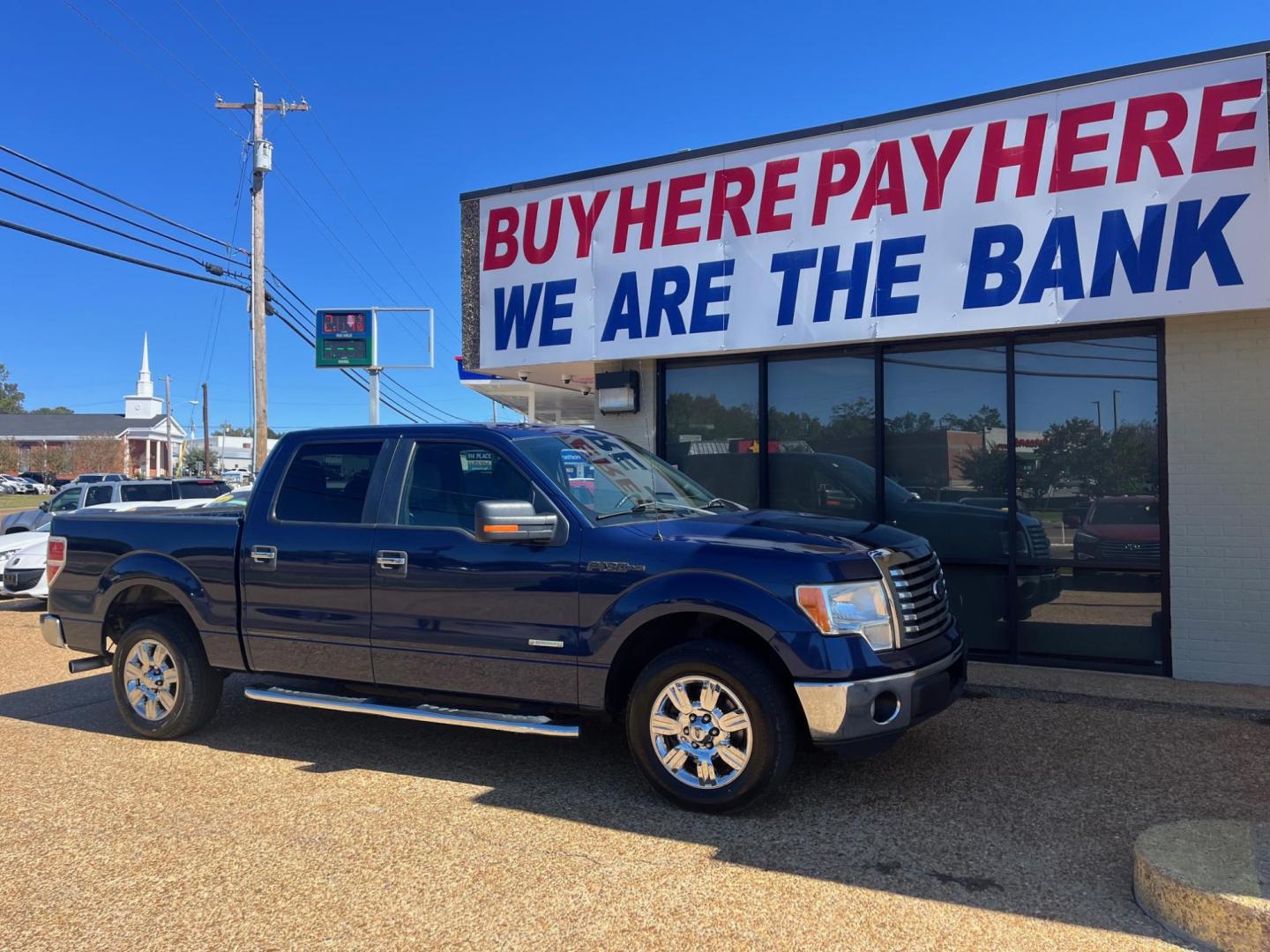 2012 BLUE FORD F-150 XL; PLATINUM; XL (1FTFW1CTXCF) with an 3.5L V6 TURBO engine, 6-Speed Automatic transmission, located at 922 W. Beacon St., Philadelphia, MS, 39350, (601) 650-3675, 32.770447, -89.127151 - Title: 2012 Ford F-150 Platinum Super Crew 6.5-ft. Bed Year: 2012 Make: Ford Model: F-150 Engine: 3.5L V6 TURBO Body: CREW CAB PICKUP 4-DR Transmission: 6-Speed Automatic Drive Type: RWD Mpg City: 16 Mpg: 22 Trim: Platinum Super Crew 6.5-ft. Bed - Photo#0